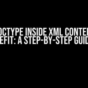 Send !DOCTYPE inside XML content using Refit: A Step-by-Step Guide